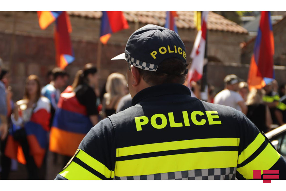 Tbilisidə ermənilər təxribata cəhd edib, polislə insident yaşanıb - FOTO - YENİLƏNİB-2