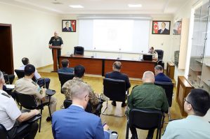 Hərbi attaşelər Ermənistanın genişmiqyaslı təxribatı barədə məlumatlandırıldı - FOTO