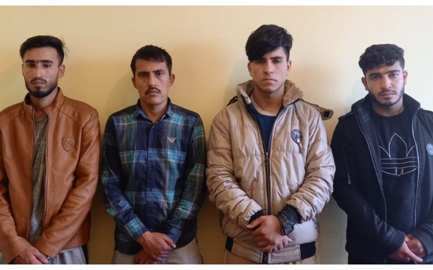 Sərhədi pozan Əfqanıstan vətəndaşları saxlanıldı