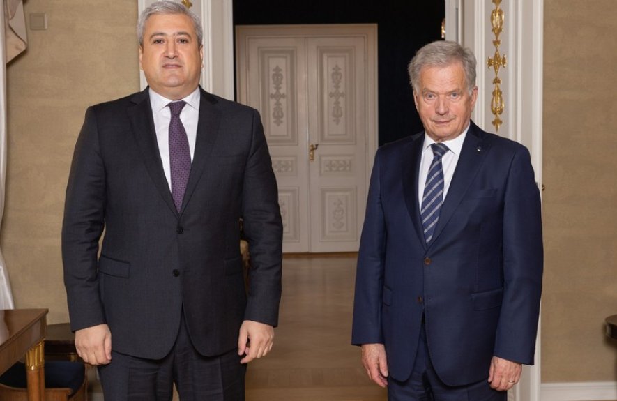 Azərbaycan səfiri Finlandiya prezidenti ilə görüşdü - FOTO