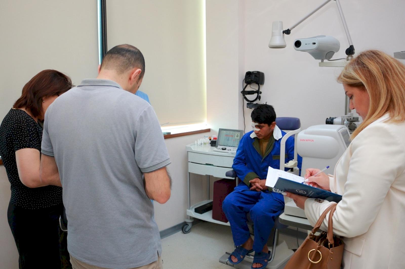 Ermənistanla sərhəddə xəsarət almış hərbçilərin əlillik təyinatı aparılır - FOTOLAR