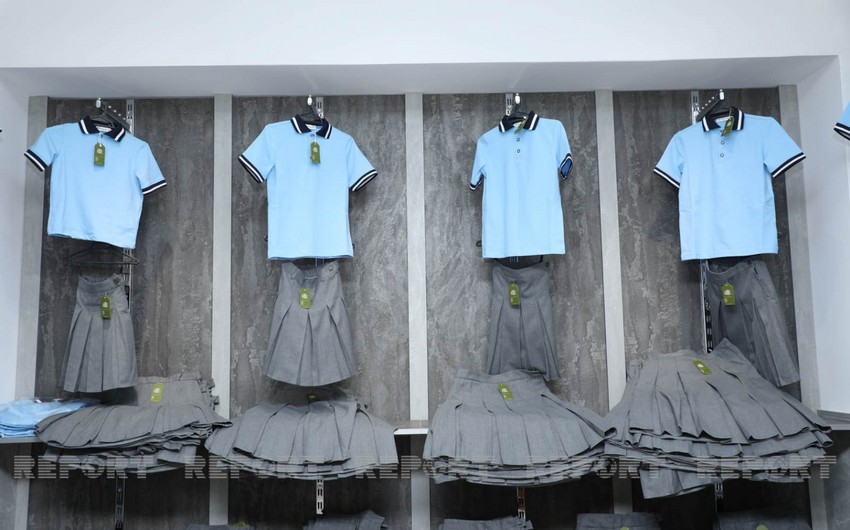 Məktəbli formalarının satış məntəqələri açıqlandı - FOTOLAR