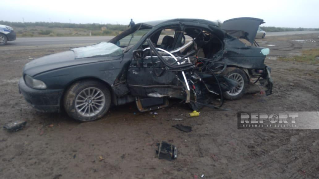 Biləsuvarda ağır yol qəzasında ölən şəxslərin kimliyi məlum olub - YENİLƏNİB-1