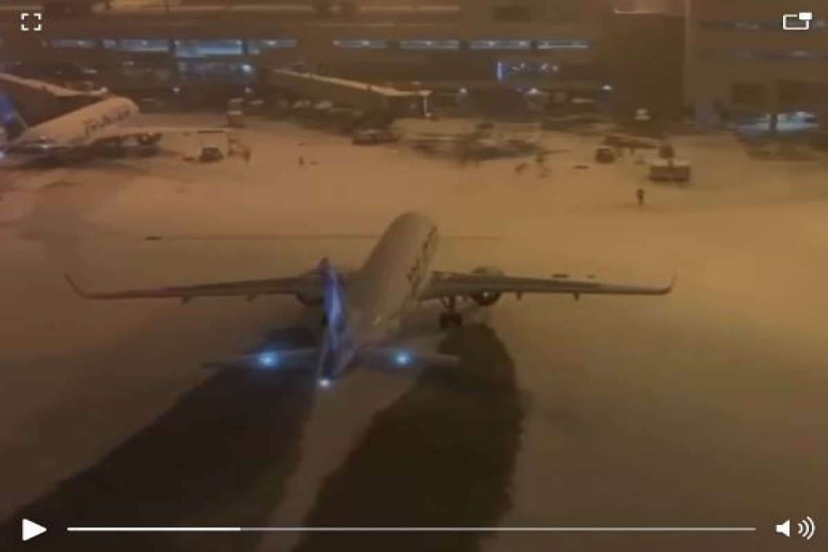 Covğuna görə Moskva aeroportlarında 50-dən çox reys ləğv olunub - VİDEO