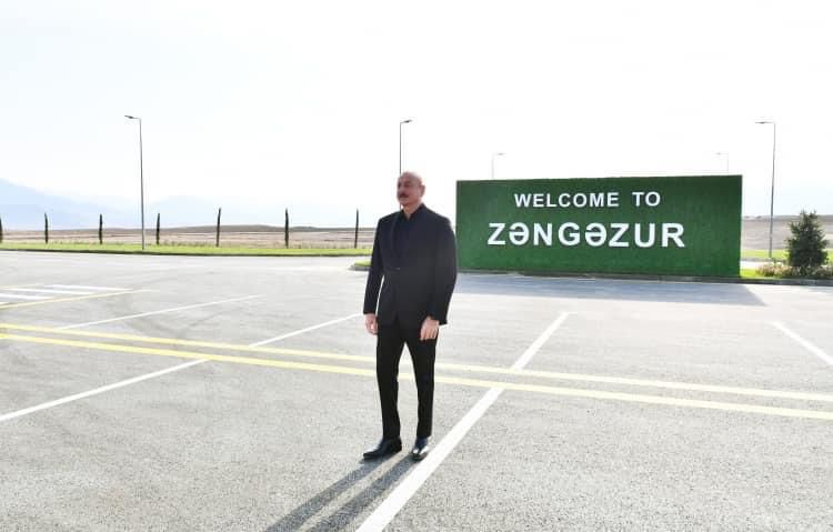 Prezident və birinci xanım Zəngilan Beynəlxalq Hava Limanında yaradılan şəraitlə tanış oldular - YENİLƏNİB - FOTO