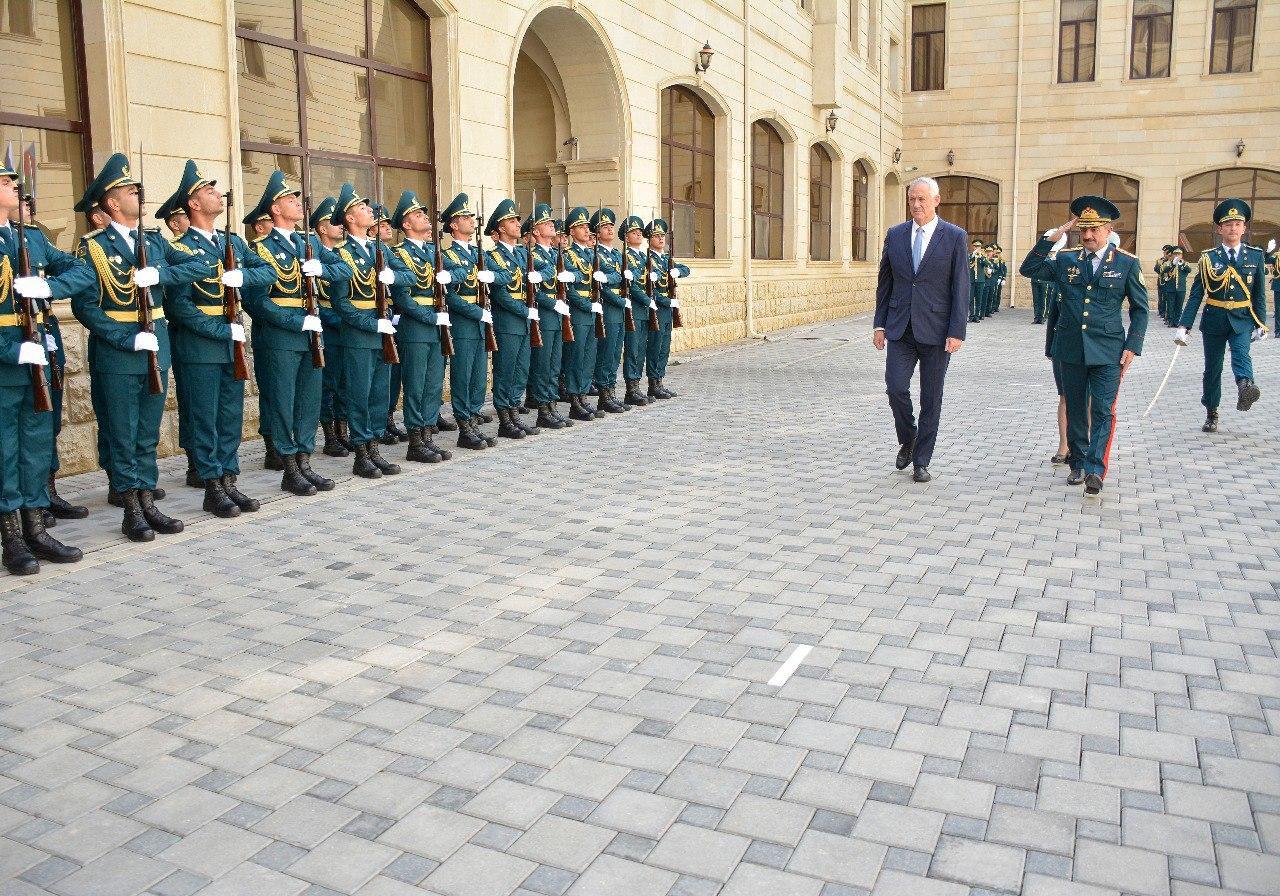 DSX rəisi İsrailin müdafiə naziri ilə əməkdaşlıq məsələlərini müzakirə etdi - FOTOLAR