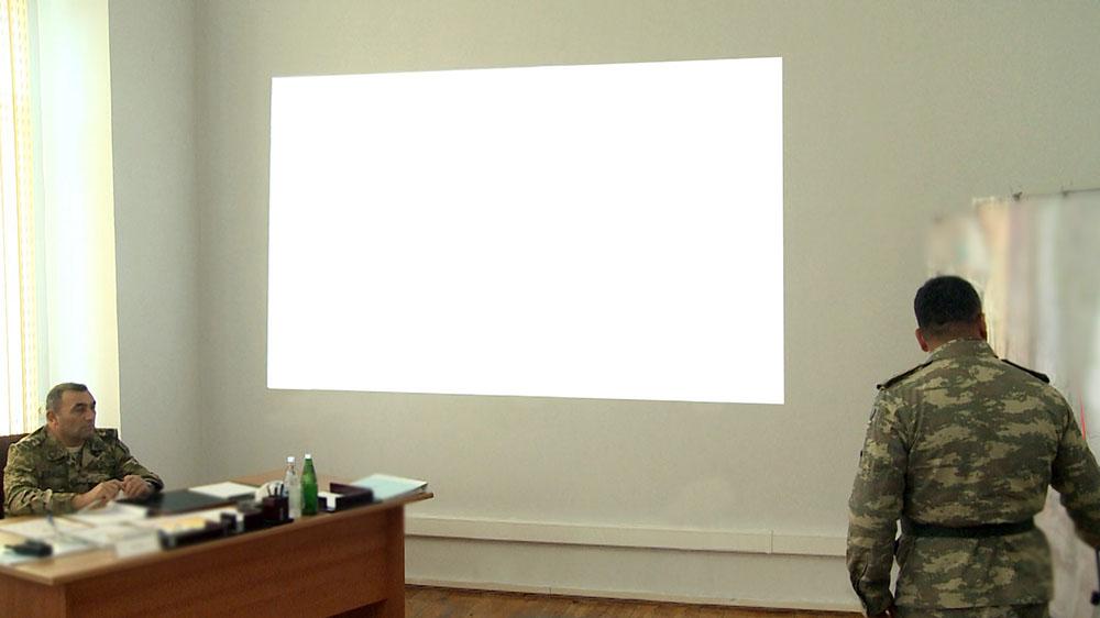 Azərbaycan hərbçilərinin komanda-qərargah təlimi keçirilir - FOTOLAR