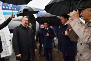 İlham Əliyev Rusiyanın Soçi şəhərinə işgüzar səfərə getdi