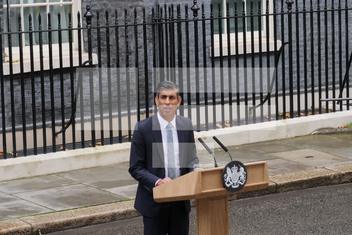 Rişi Sunak baş nazir kimi ilk dəfə çıxış etdi - FOTOLAR