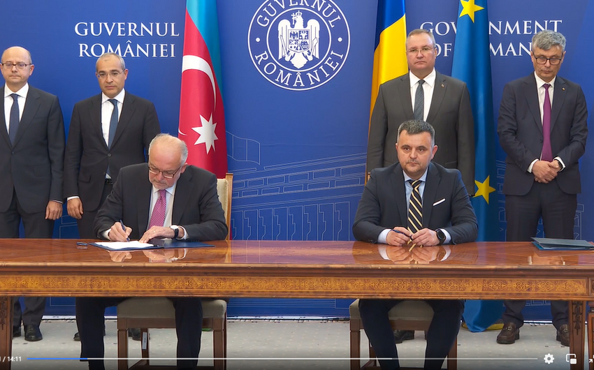 “Romgaz” və SOCAR arasında Anlaşma Memorandumu imzalandı