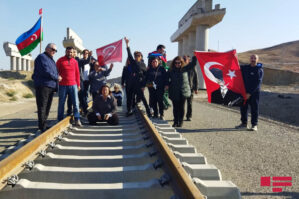 Türkiyəli səyyahlar Cəbrayılda - FOTOLAR