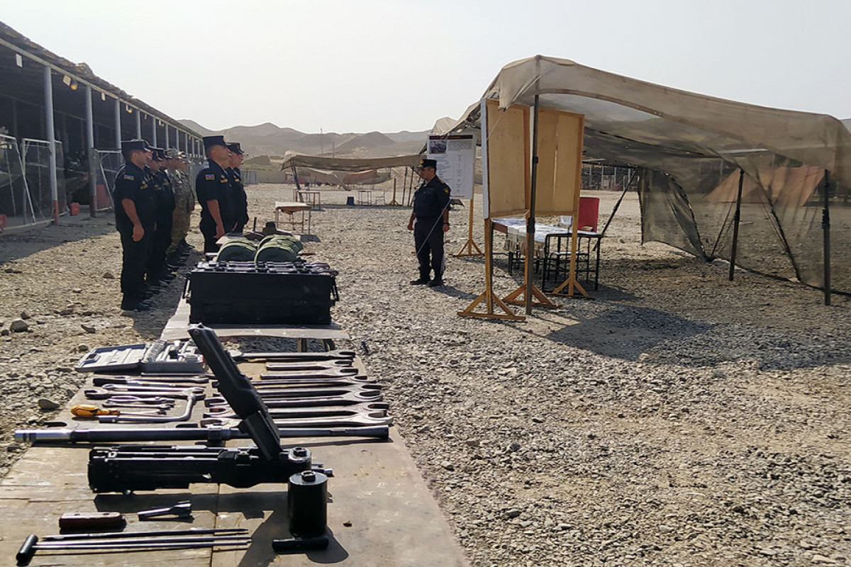 Azərbaycan ordusunun texnikaları qış rejiminə keçirildi - VİDEO