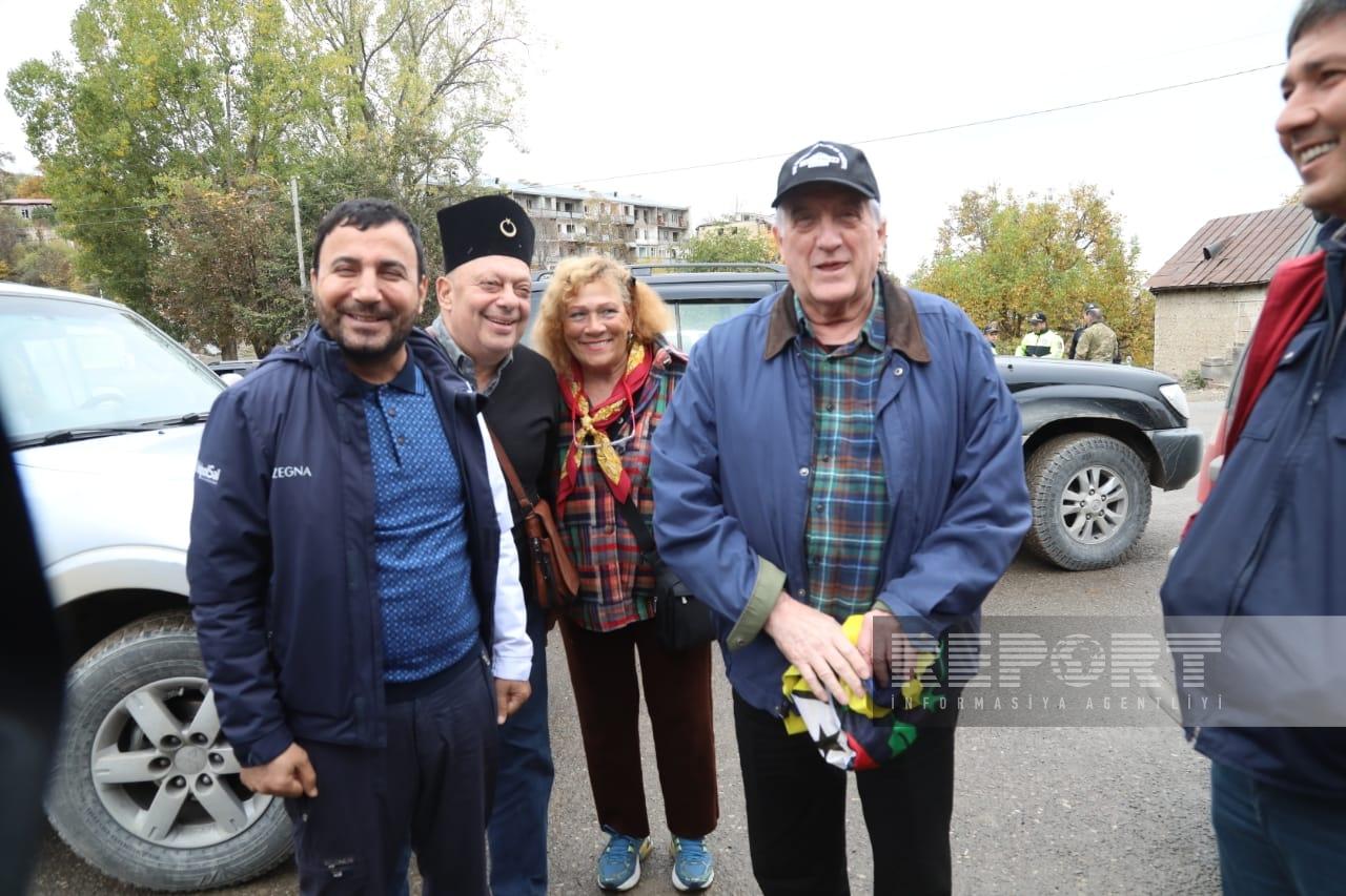 Beynəlxalq səyahətçilər Şuşada - FOTOLAR