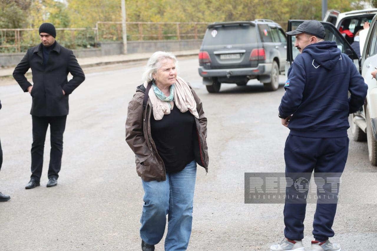 Beynəlxalq səyahətçilər Şuşada - FOTOLAR