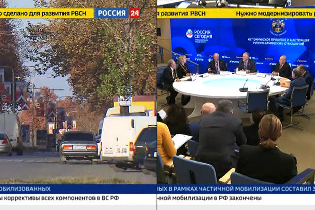 Rusiya dövlət televiziya kanalında Azərbaycana qarşı növbəti təxribat - VİDEO 1 Rusiya dövlət televiziya kanalında Azərbaycana qarşı növbəti təxribat - VİDEO