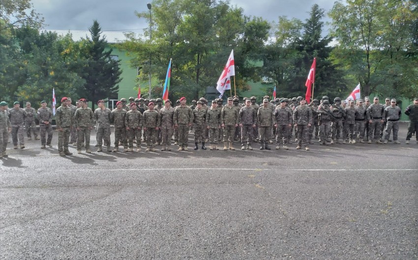 Azərbaycan, Türkiyə və Gürcüstan xüsusi təyinatlılarının birgə təlimi başladı - FOTOLAR 1 xt 41