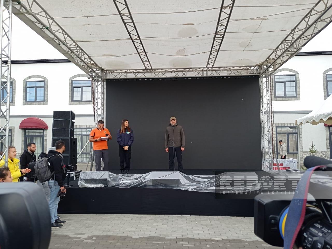 Zəngilanda “Zəfər yürüşü” triatlon turnirinin açılış mərasimi keçirildi - FOTOLAR