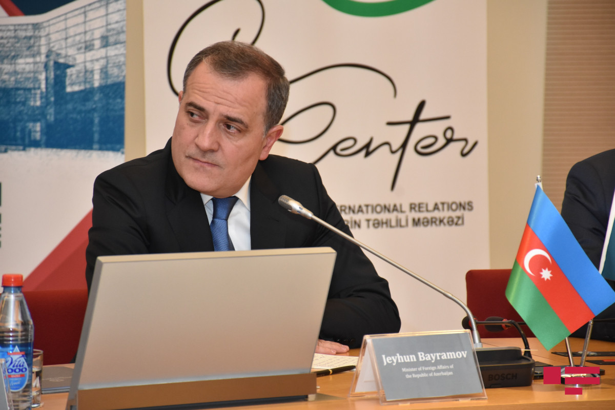 Ceyhun Bayramov Orta dəhlizə həsr olunmuş beynəlxalq konfransda çıxış edib - FOTO