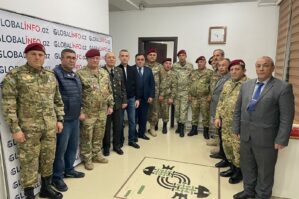 Qarabağ qaziləri Globalinfo.az-ın redaksiyasını ziyarət edib - FOTOLAR