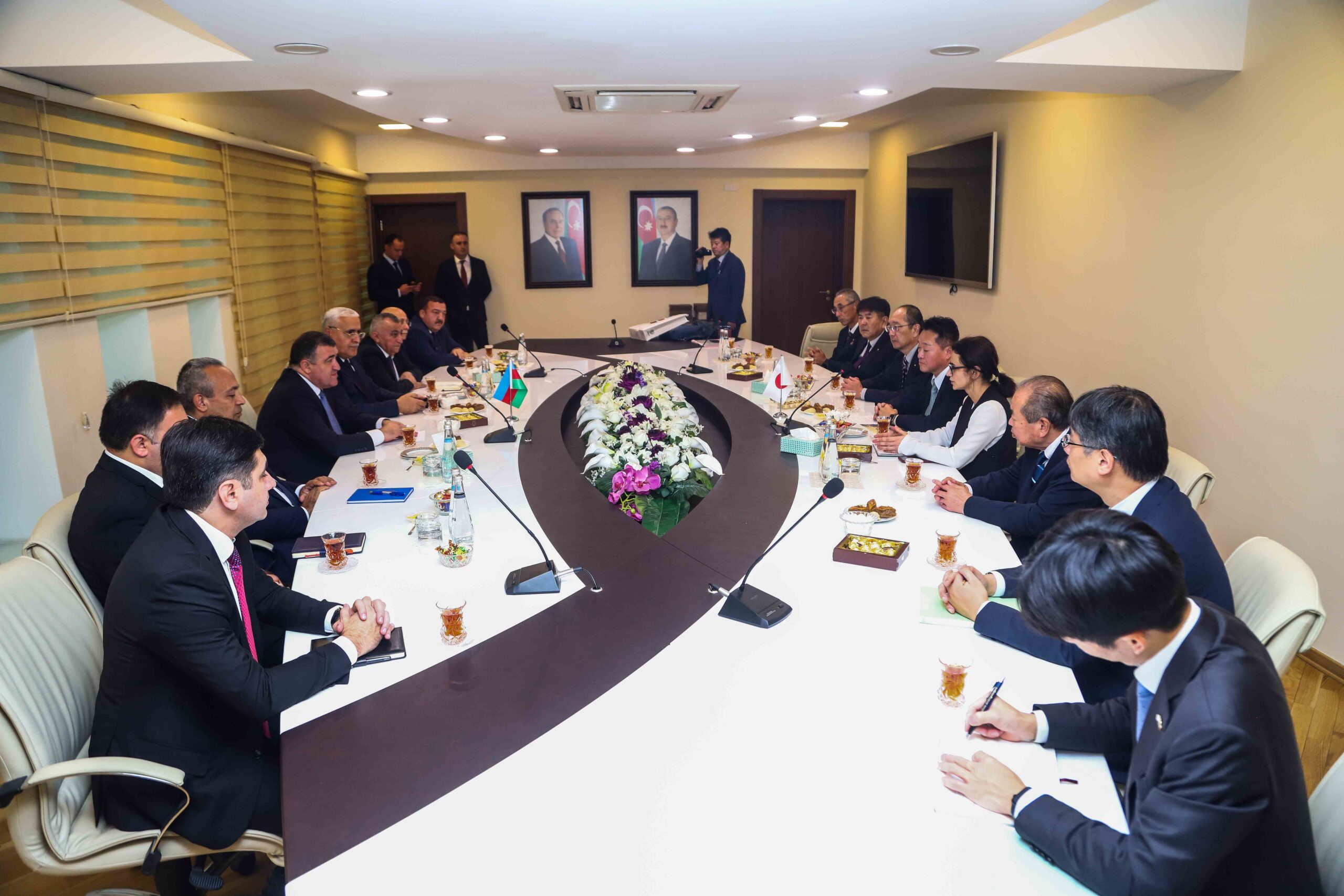 Xətai RİH-də yapon merlə görüş keçirildi - FOTOLAR