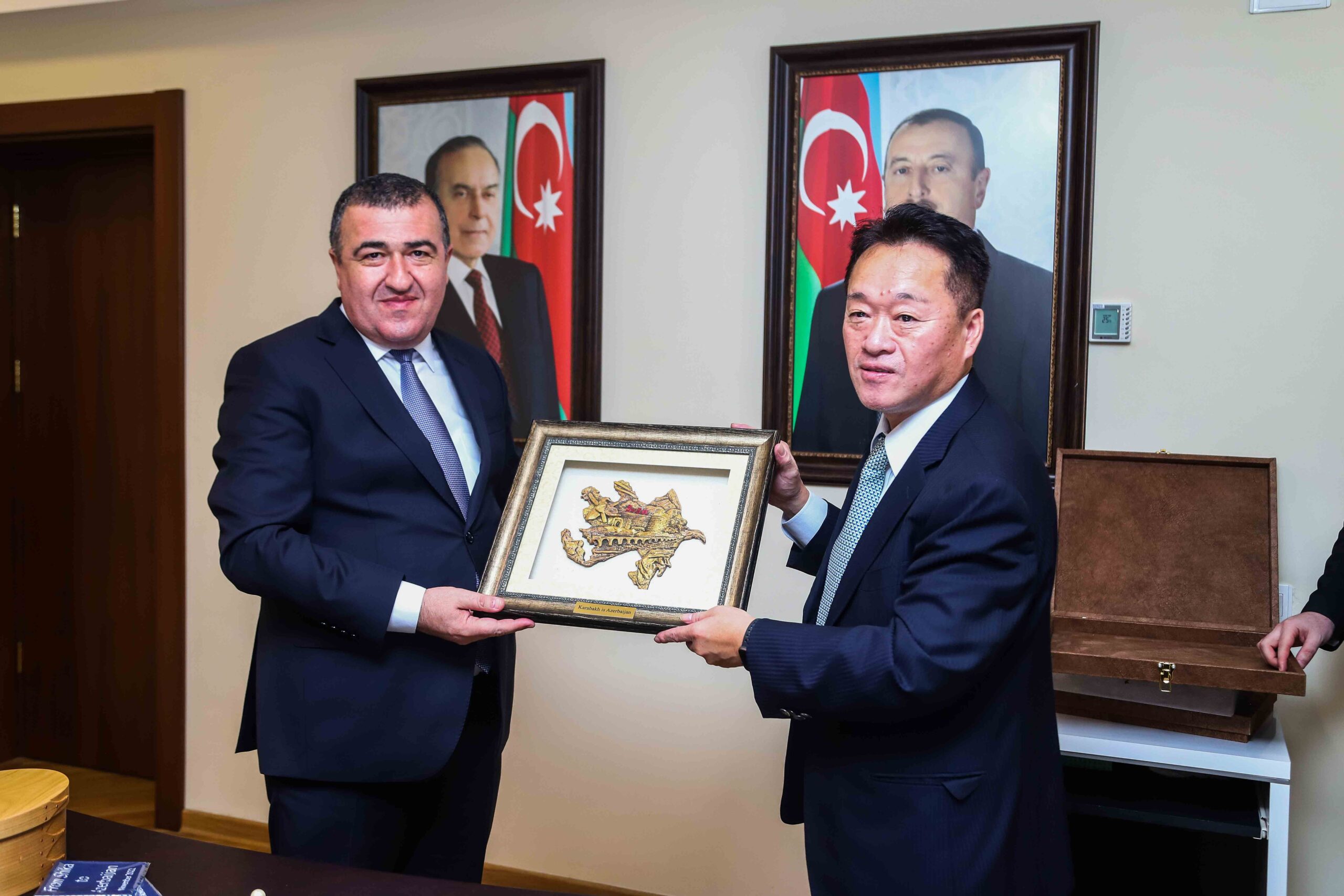 Xətai RİH-də yapon merlə görüş keçirildi - FOTOLAR