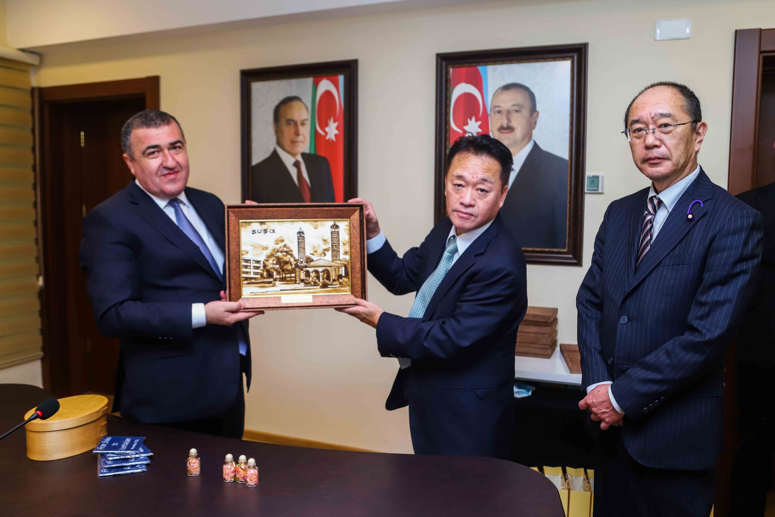 Xətai RİH-də yapon merlə görüş keçirildi - FOTOLAR