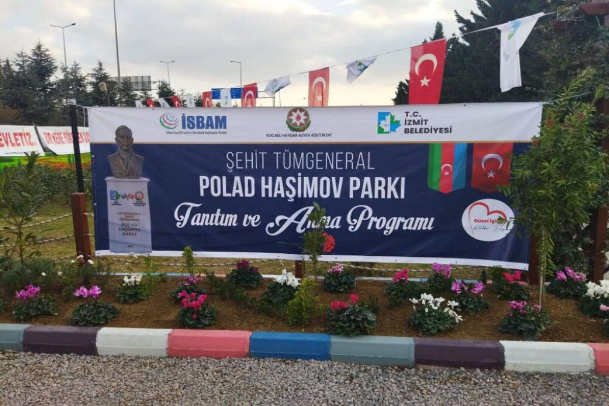 Türkiyədə Polad Həşimovun adına park açıldı - FOTO