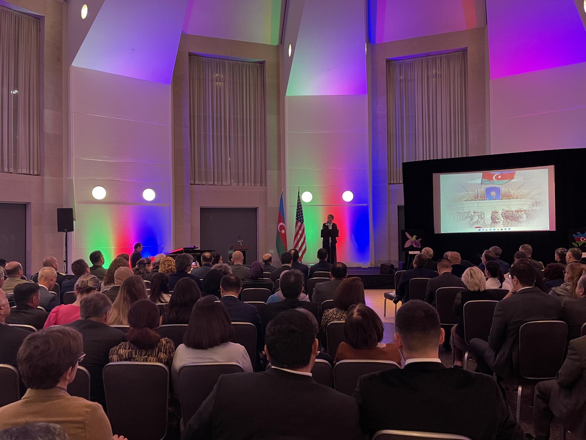 Vaşinqtonda Zəfər Gününə həsr olunan tədbir keçirildi - FOTOLAR