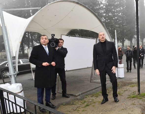 Prezident və xanımı “Yuxarı Baş” Milli Tarix-Memarlıq Qoruğunda oldu - FOTO