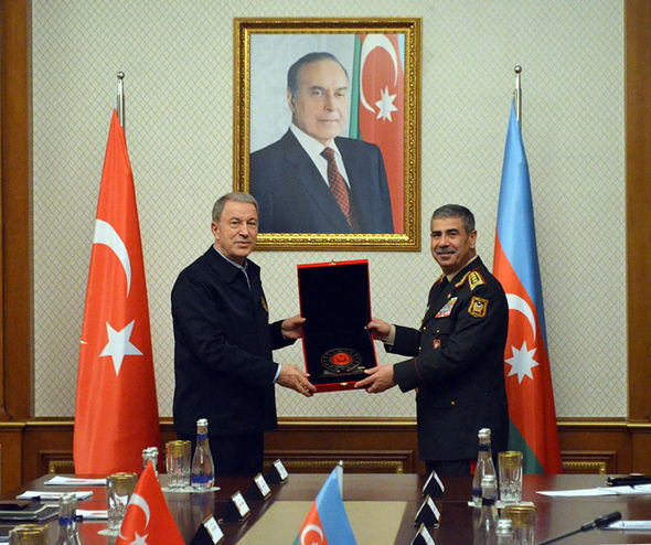 Zakir Həsənov Hulusi Akarla görüşdü - FOTO / VİDEO