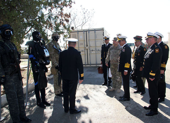 Pakistan HDQ komandanı Hərbi İnstitut və N hərbi hissəsində - FOTO