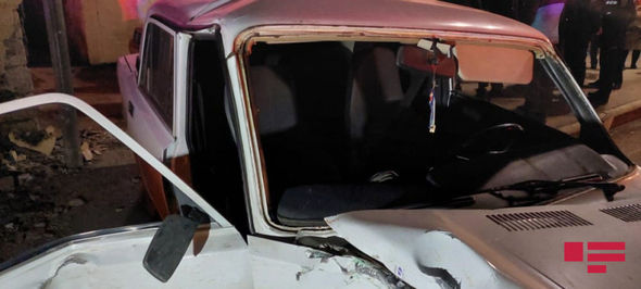 Minik maşını çörək sexinə çırpıldı - FOTO