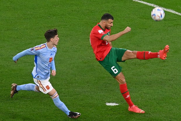 DÇ-2022: Mərakeş-İspaniya oyununda sensasiya qeydə alındı