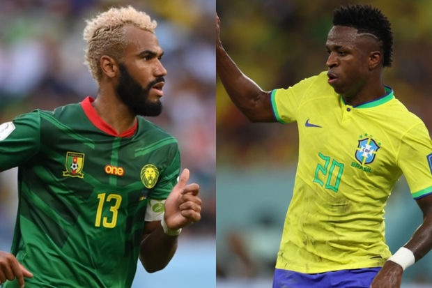 DÇ-2022: Braziliya millisi qrup qalibi oldu, Kamerun mübarizəni dayandırdı