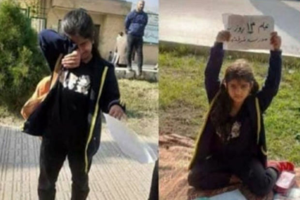 İranda repressiv qüvvələr azyaşlını vəhşicəsinə döydülər - FOTO