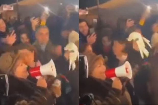 Şuşada göyərçin əlində boğulan qadın danışdı: "O quşa minnətdaram ki, məni Avropaya tanıtdı" - VİDEO