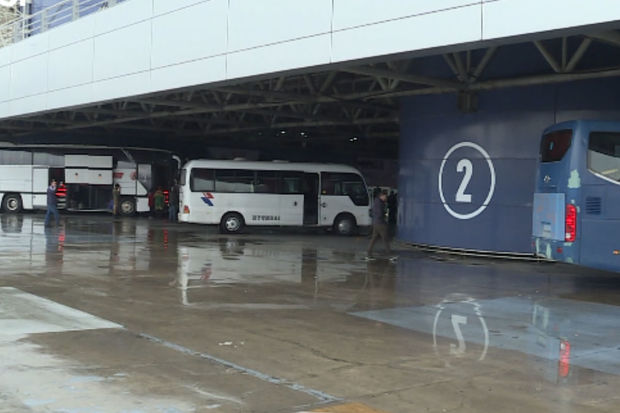 Bayramqabağı Bakı avtovağzalında sıxlıq - VİDEO