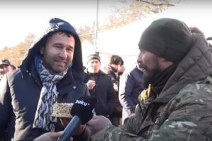 Xankəndi-Laçın yolunda maraqlı anlar: sürpriz edildi – VİDEO