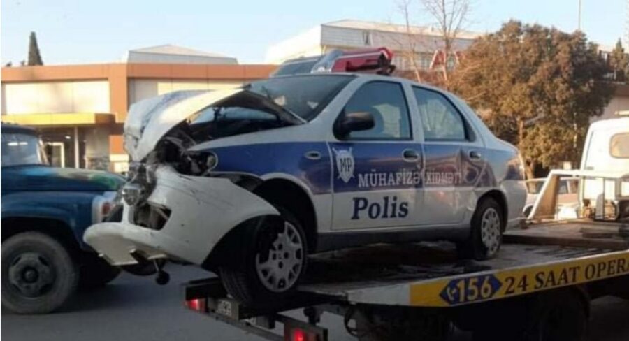 Gəncədə polislərin düşdüyü dəhşətli qəzanın TƏFƏRRÜATI