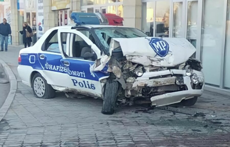 Gəncədə polislərin düşdüyü dəhşətli qəzanın TƏFƏRRÜATI