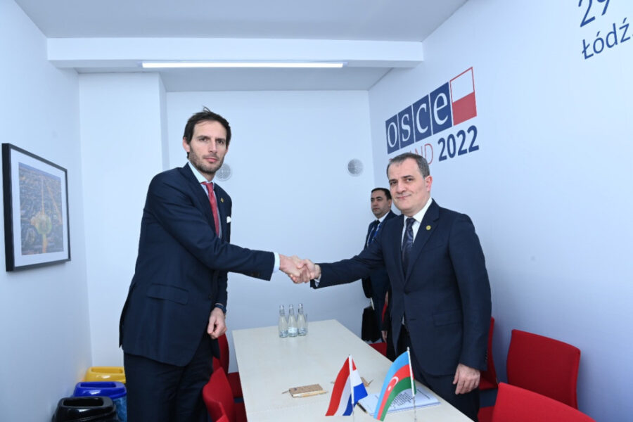 Ceyhun Bayramov bunu Niderlandın XİN başçısına irad tutdu - FOTO