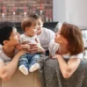 depositphotos 344349398 stock photo happy international family concept dad 1