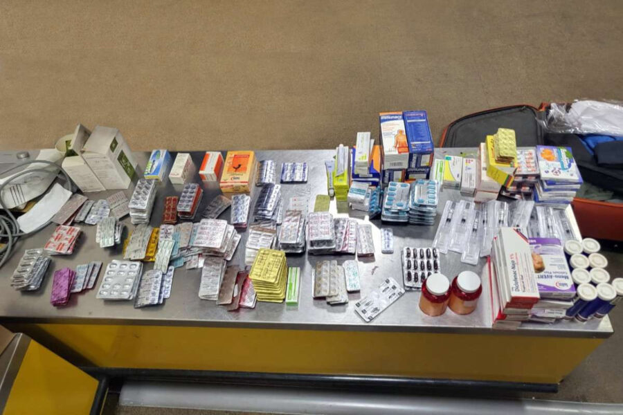 İrandan gətirilən dərmanlar aeroportda tutuldu - VİDEO