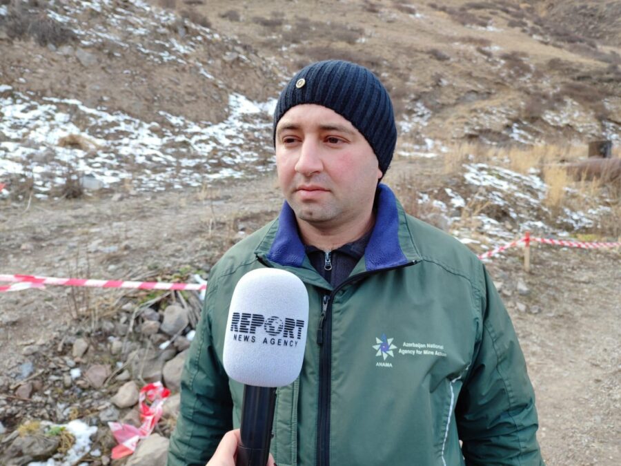 ANAMA Kəlbəcərdə partlayan minanın tərkibini açıqladı - FOTO