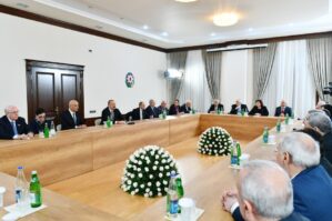 Prezident Qərbi Azərbaycandan olan ziyalılarla görüşdü - VİDEO/ YENİLƏNDİ