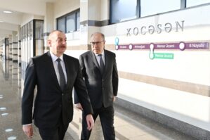İlham Əliyev "Xocəsən" metrostansiyasının açılışında iştirak etdi - YENİLƏNİB