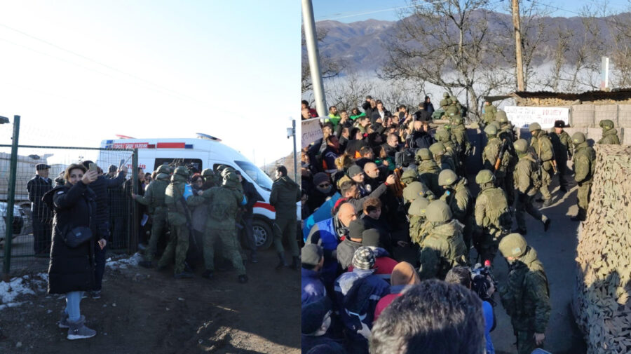 Sülhməramlılar aksiyanı dağıdır? – Hadisə yerindən son məlumatlar gəlir