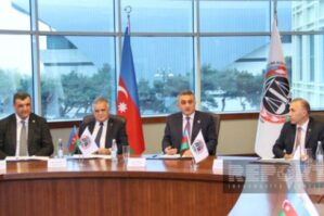 Vəkillər Kollegiyası Rəyasət Heyətinin yeni tərkibdə ilk iclası keçirildi - FOTOLAR