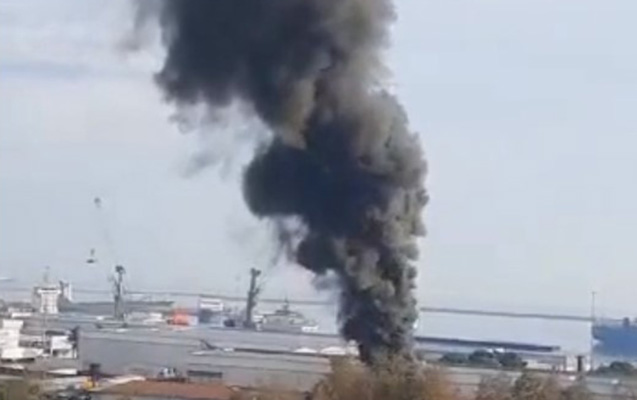 Türkiyədə limanda partlayış oldu