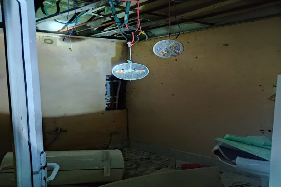 Xırdalanda çoxmərtəbəli binada partlayış oldu - VİDEO